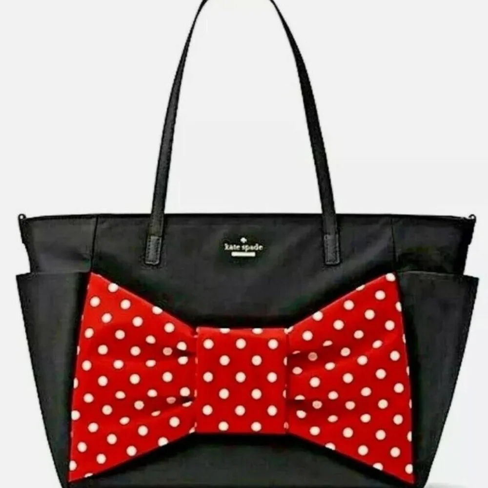 NWT Disney Minnie x Kate Spade Diaper Baby Bag - Picture 9 of 15